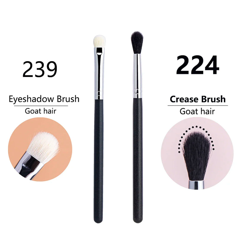 Makeup Eyeshadow Brushes Flat Eye Shadow Shader crease Blending Brushes Goat Hair Eye Shadow Liquid Cream Powder Make Up Tool